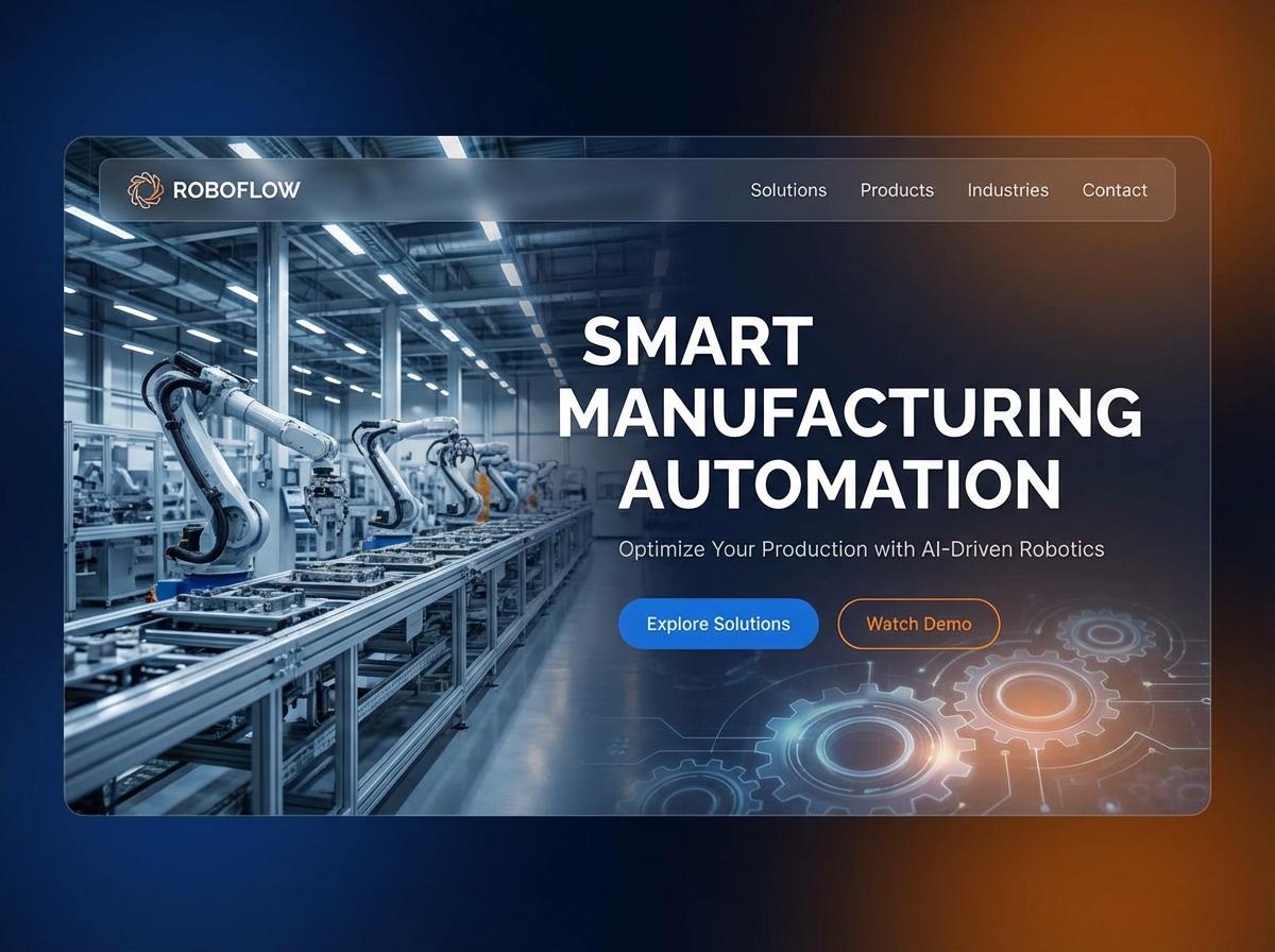 Elevate Your Operations with a Premier Manufacturing Automation Website Builder website preview