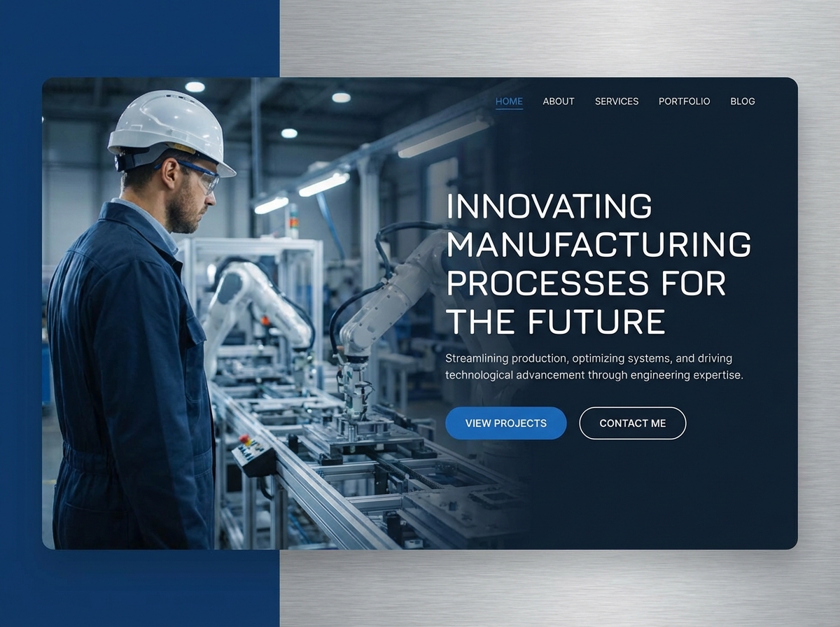 Build a Professional Online Presence for Your Engineering Projects website preview