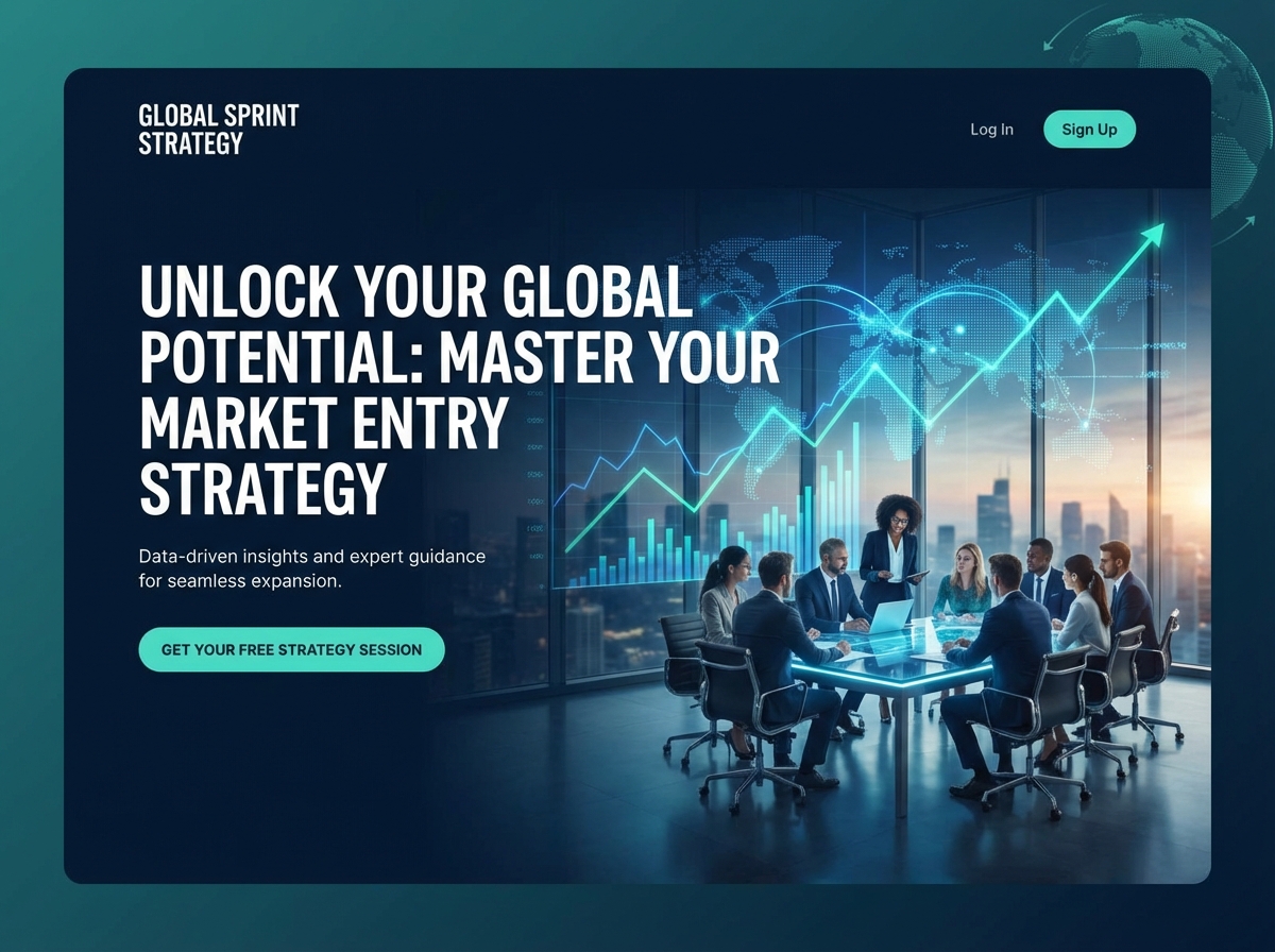 Launch Strong with a Winning Market Entry Strategy website preview