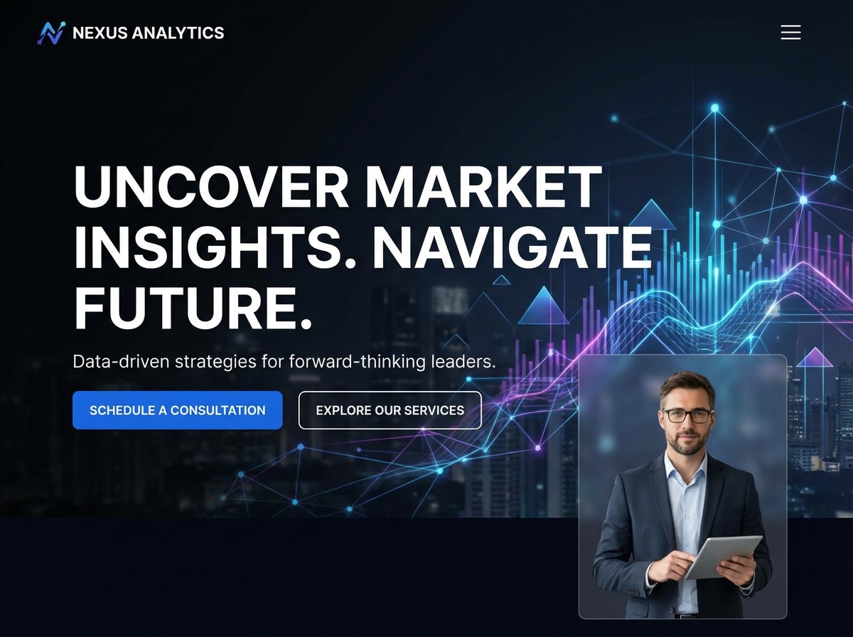 Build a Powerful Online Presence as a Market Intelligence Analyst website preview