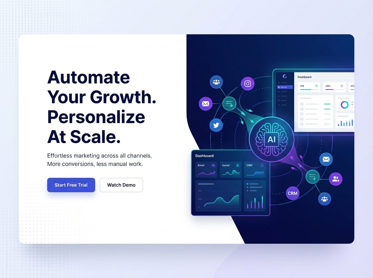 Boost Your Business with Powerful, Integrated Marketing Automation website preview