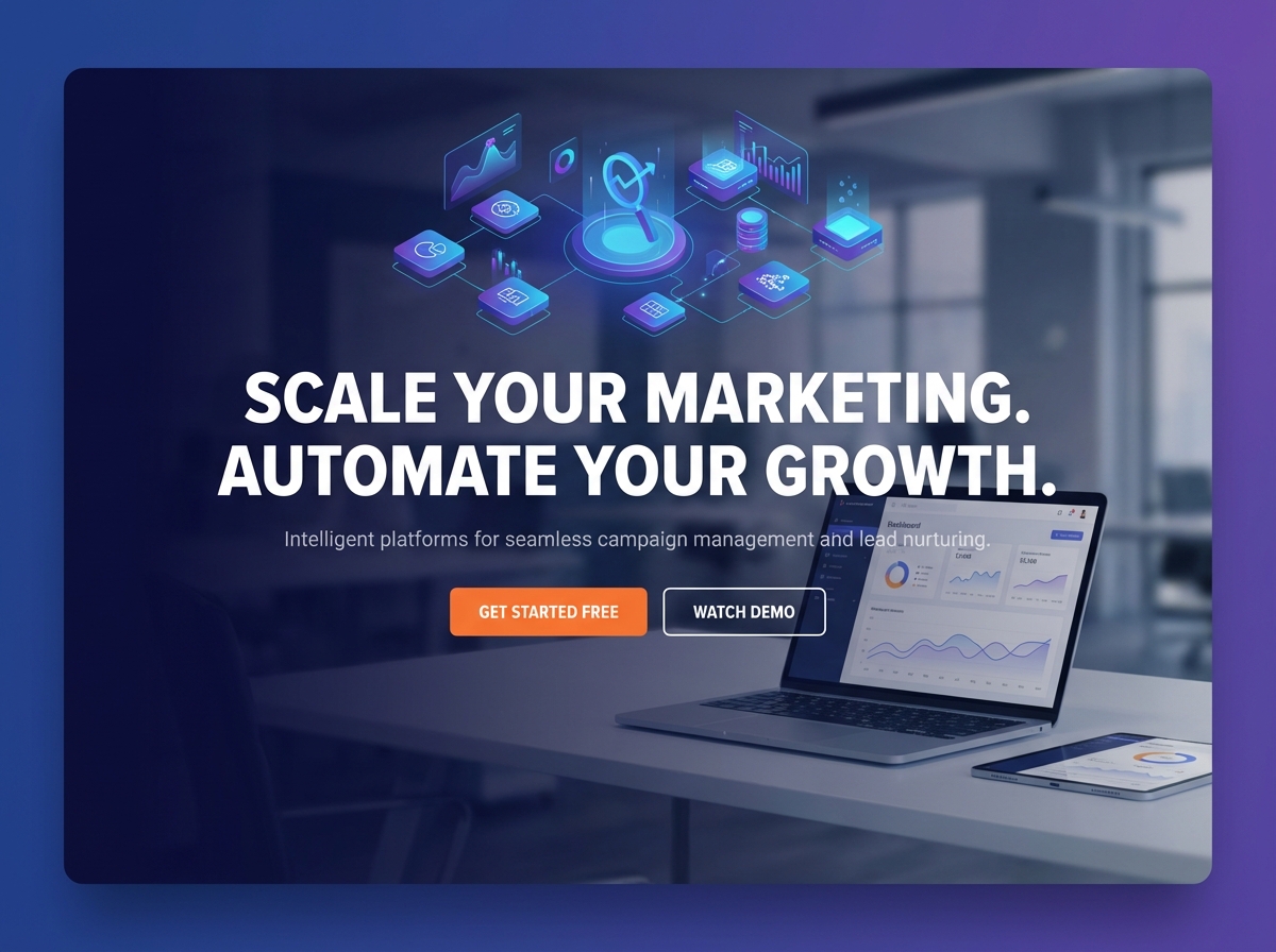 Build Your Perfect Marketing Automation Platform with Grigora website preview