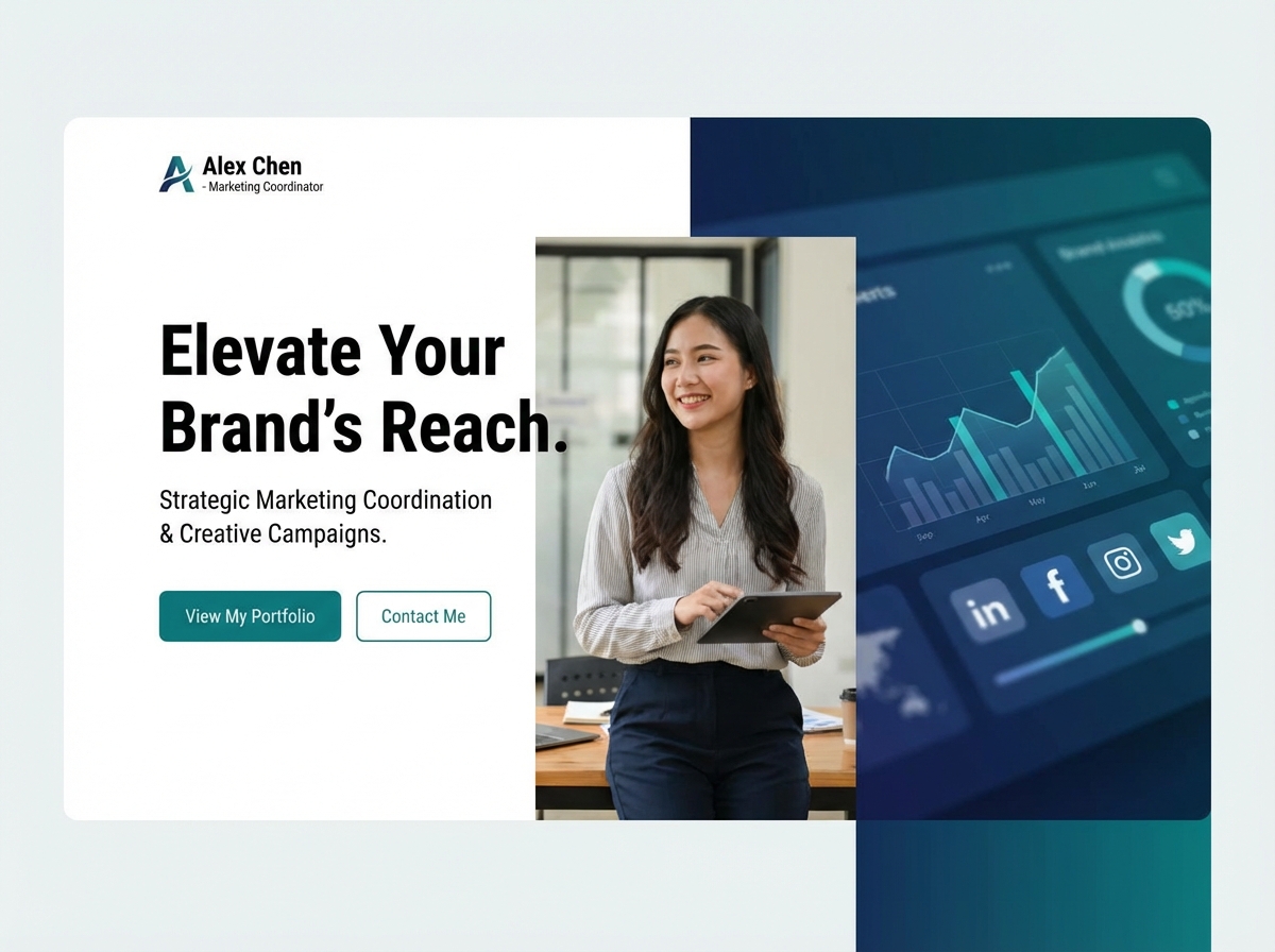 Build Your Professional Marketing Coordinator Website website preview