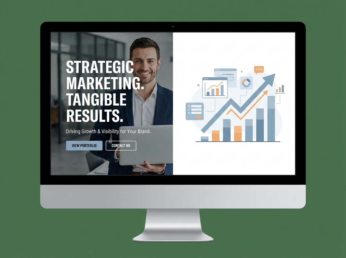 Build a Powerful Online Presence as a Marketing Manager website preview