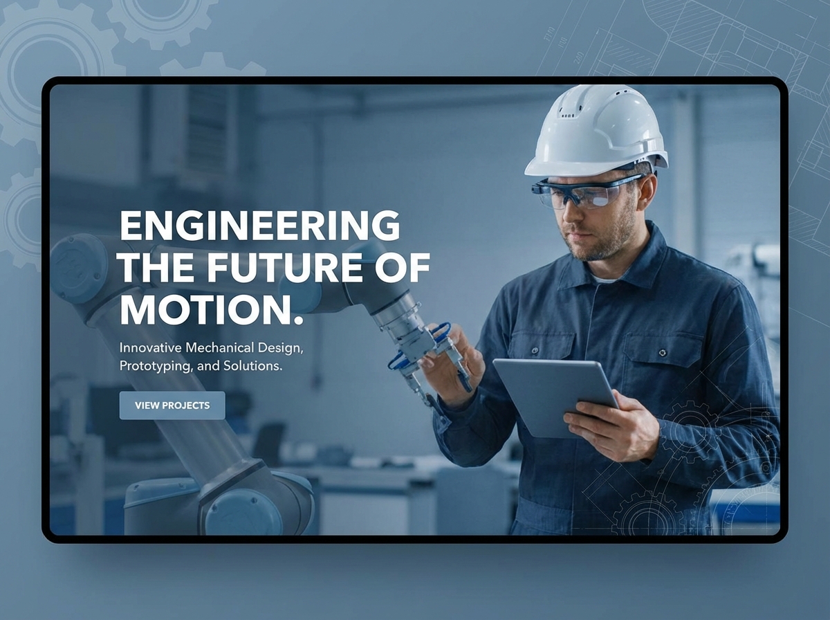 Build a Professional Mechanical Engineer Portfolio website preview