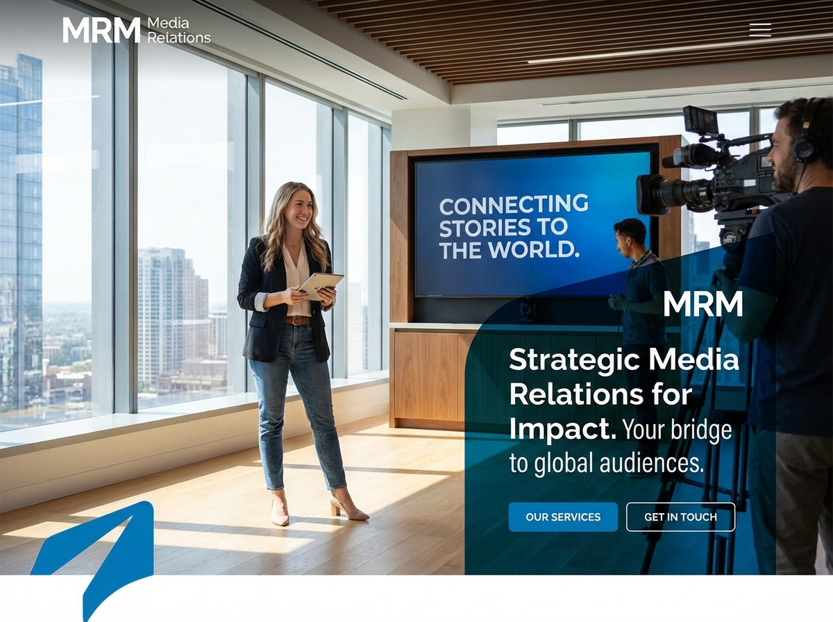 Build a Powerful Online Presence for Every Media Relations Manager website preview