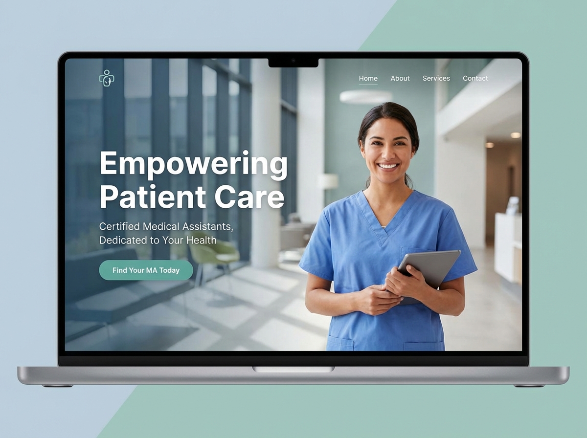 Your Professional Medical Assistant Portfolio website preview