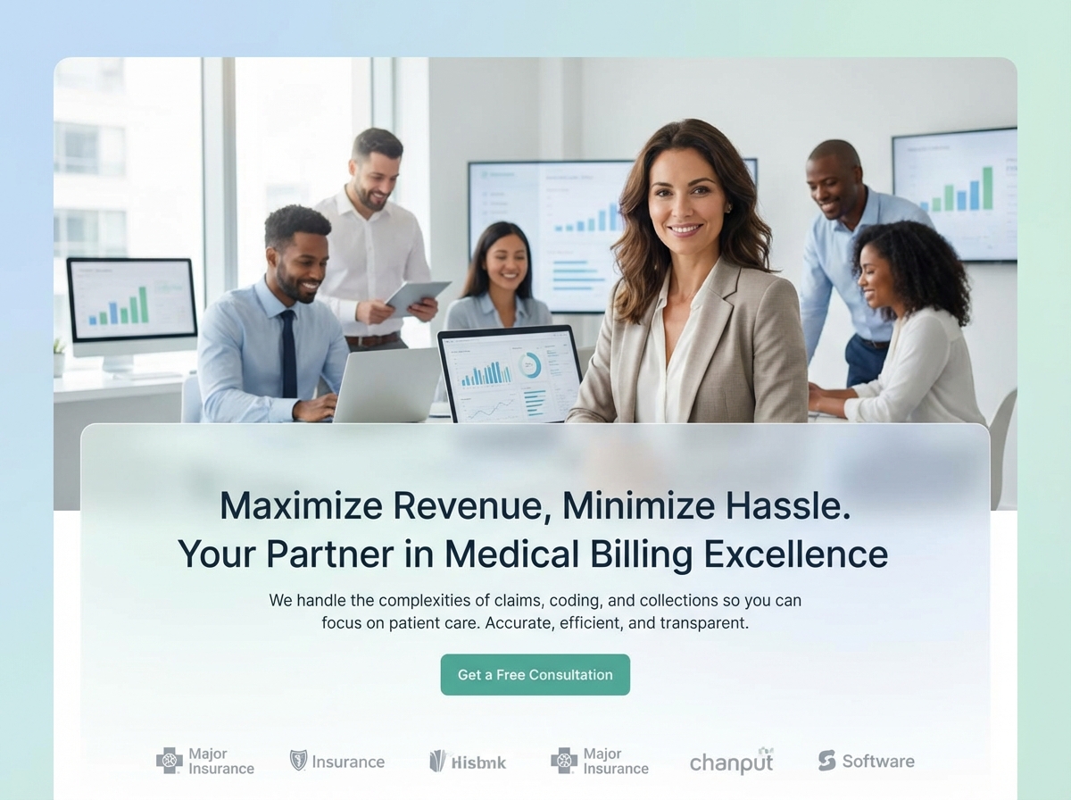 Streamline Your Services with a Professional Medical Biller Website website preview