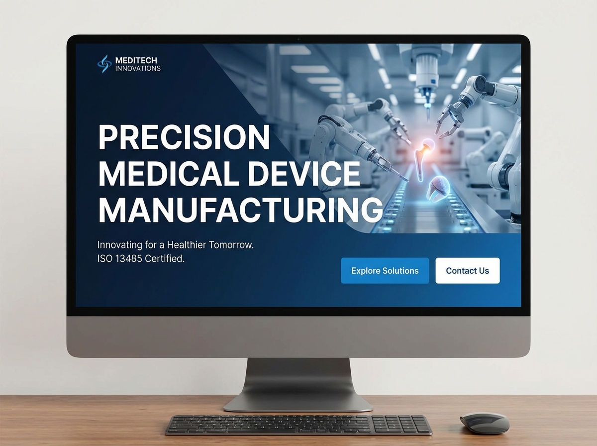 Build a High-Performance Website for Medical Device Manufacturing website preview