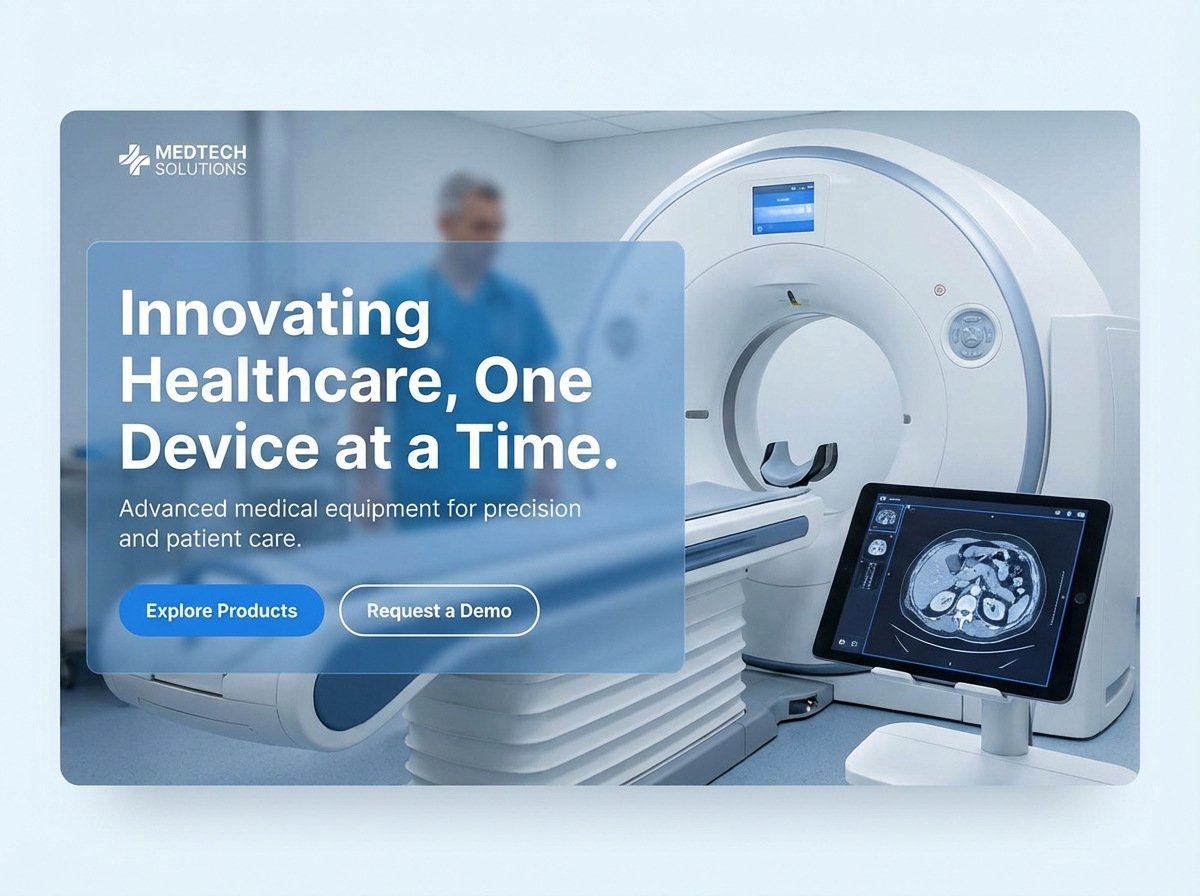 Build Your Advanced Medical Equipment Website website preview