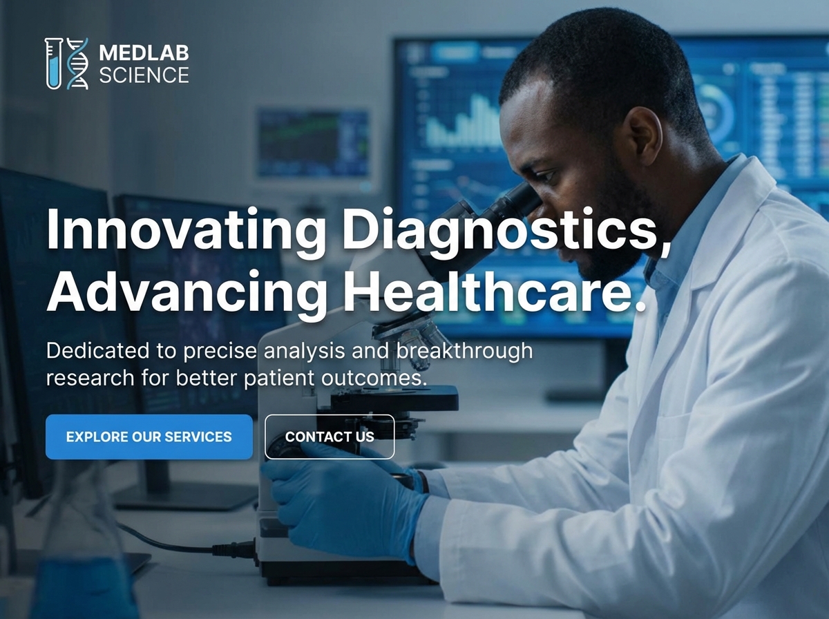 Build a Professional Medical Laboratory Scientist Website website preview