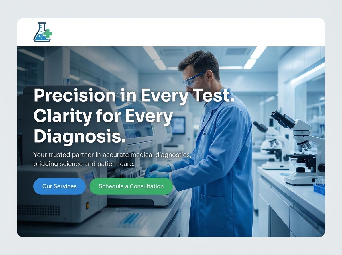 Build Your Professional Medical Laboratory Technician Website website preview