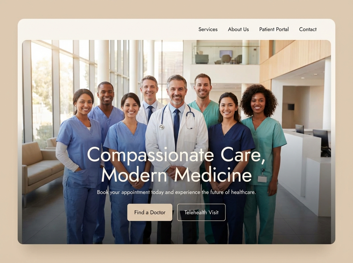 Build a Professional & Compliant Medical Practice Website website preview