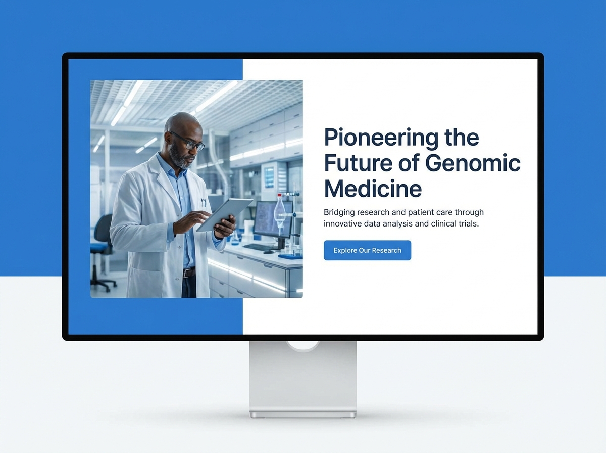 Build Your Professional Medical Researcher Portfolio website preview