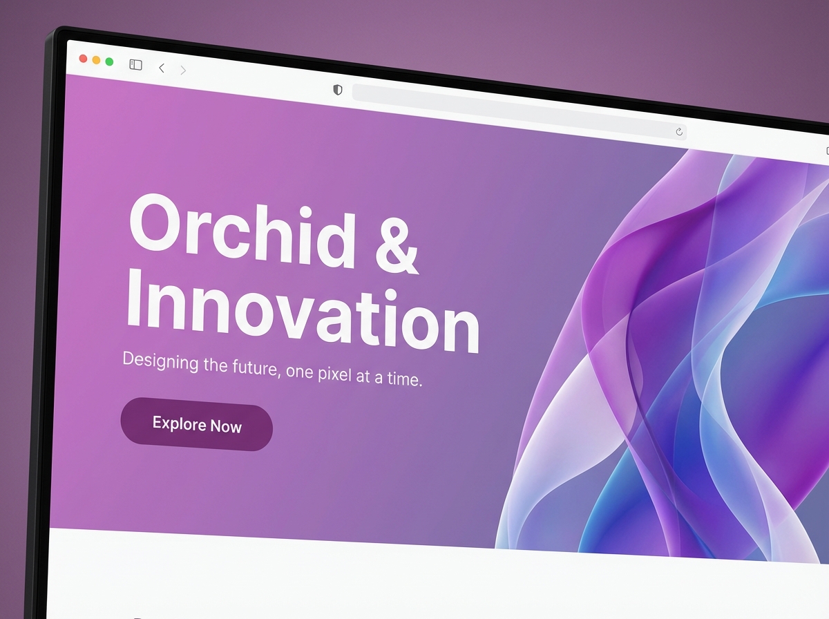 Unleash Your Vision with a stunning medium orchid color website website preview