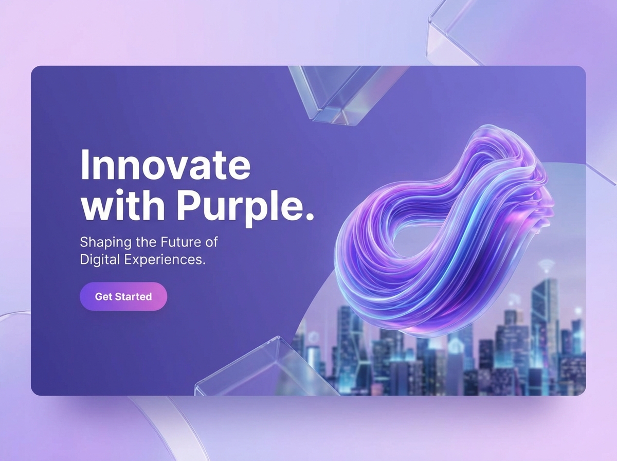 Unleash Creativity with the Perfect Medium Purple Color website preview