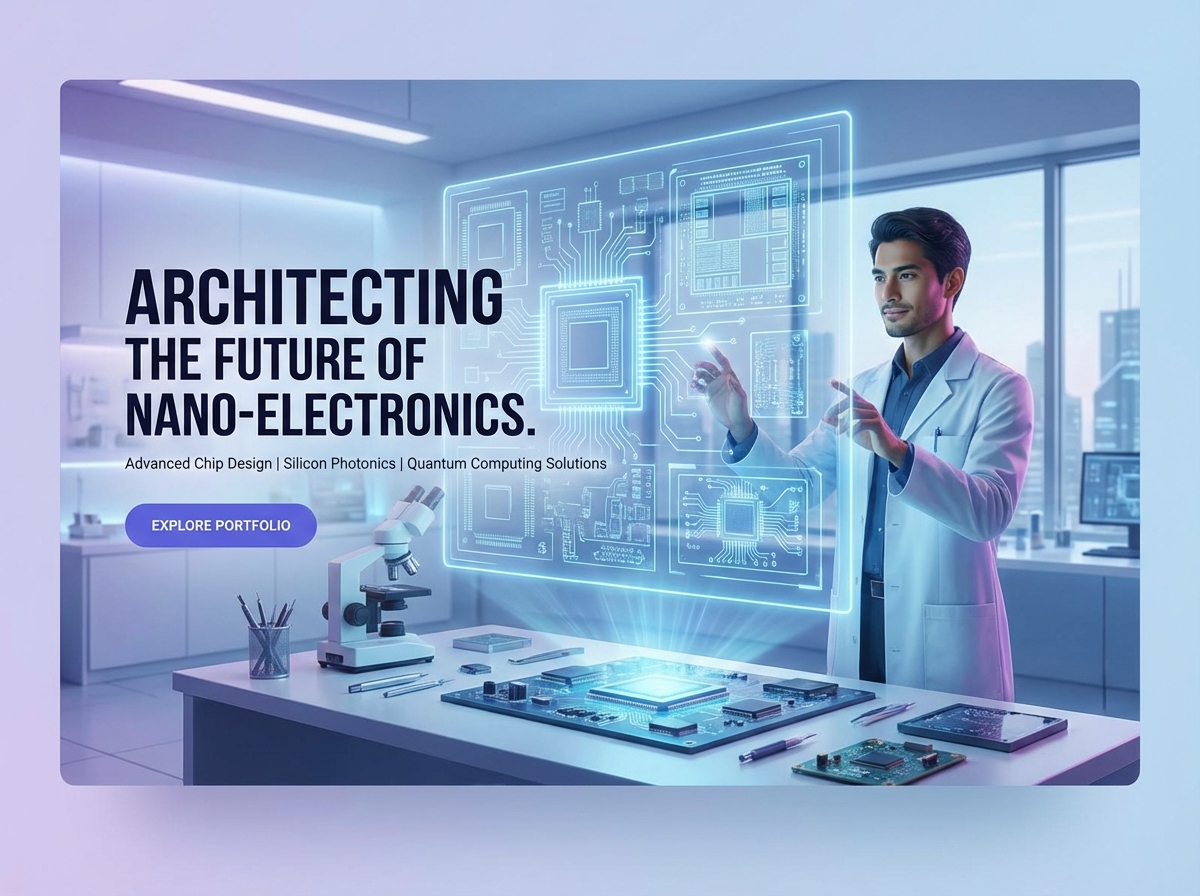 Build Your Professional Microelectronics Engineer Portfolio website preview