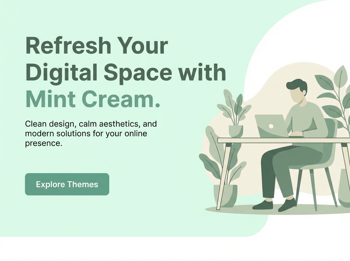 Unleash Your Creativity with the Perfect Mint Cream Color Website website preview