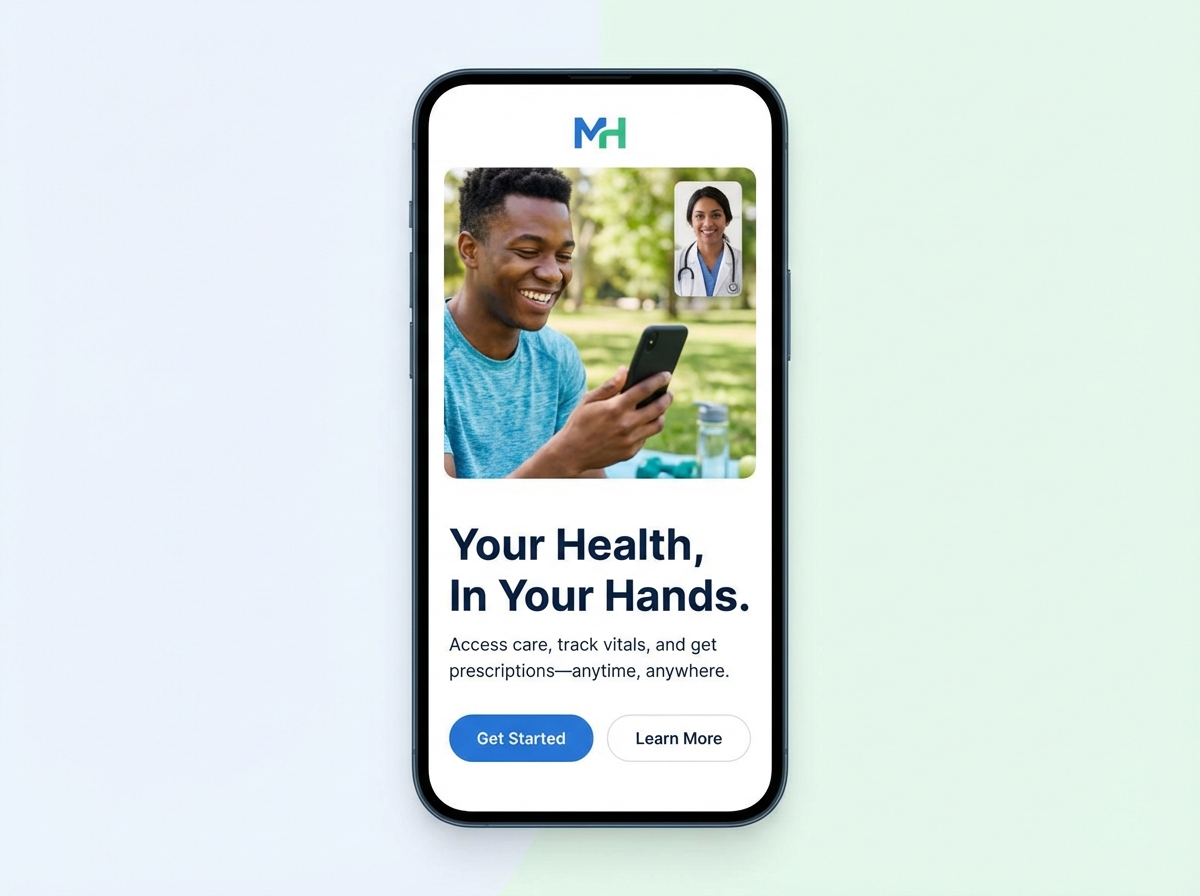 Build Your HIPAA-Compliant Mobile Health Platform Today website preview