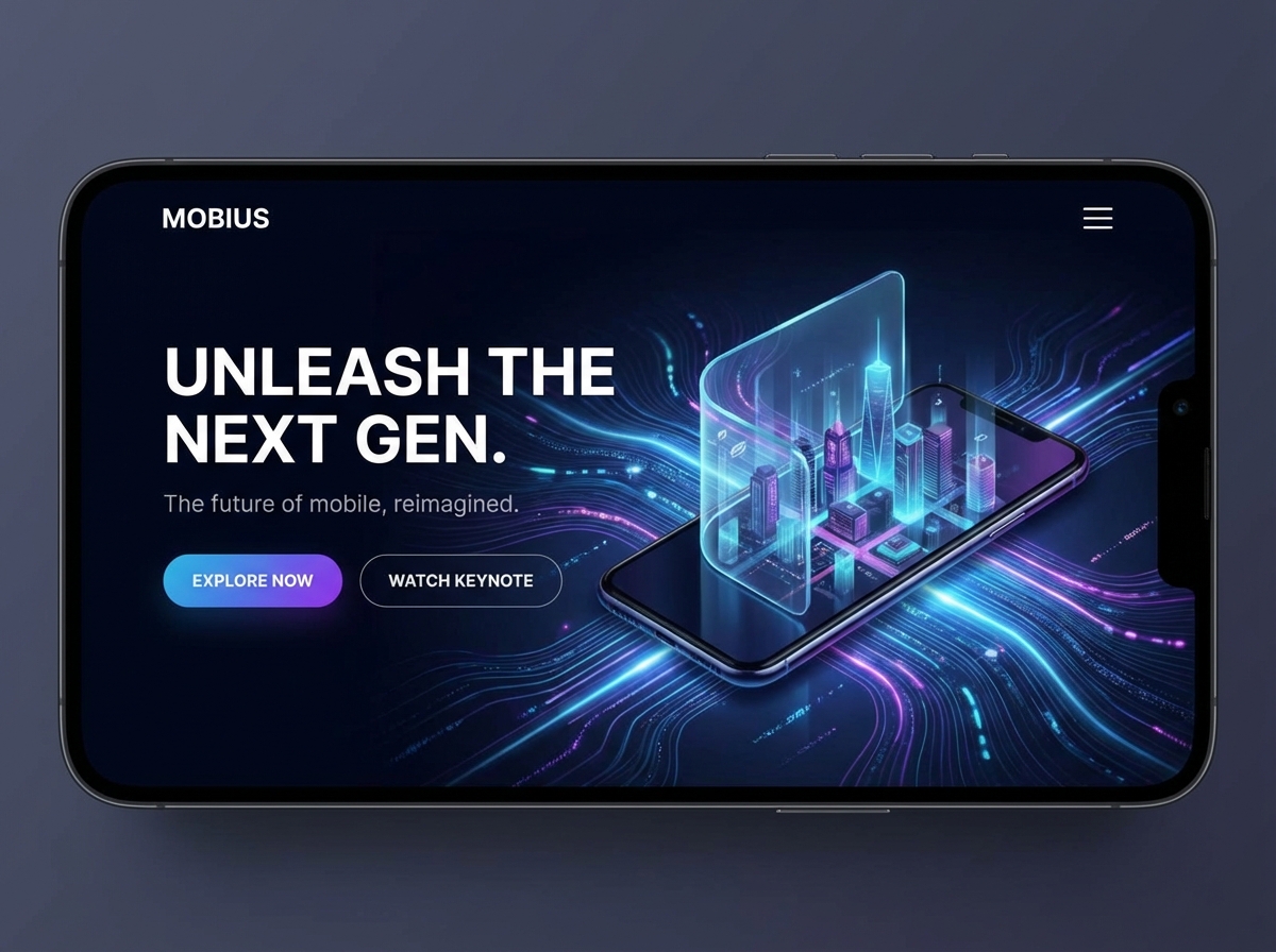 Build Cutting-Edge Mobile Technology Websites website preview
