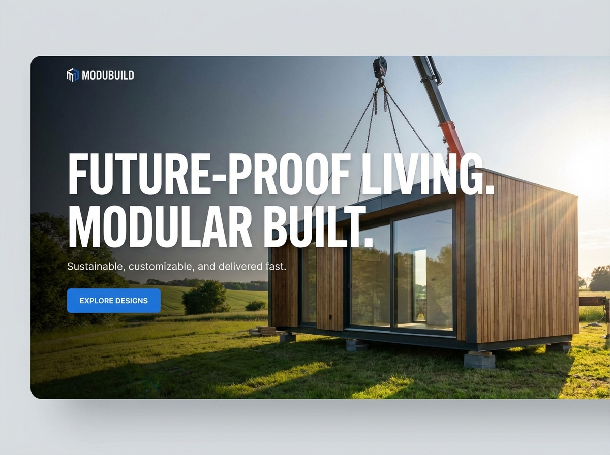Build Smarter, Build Faster: Your Ideal Modular Construction Website website preview
