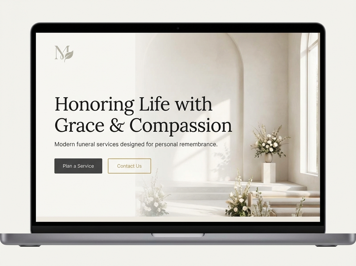 Build a Compassionate Online Presence with Our Mortician Website Builder website preview