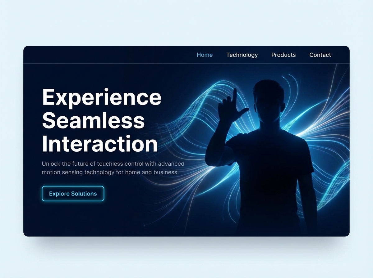 Build Smarter with Advanced Motion Sensing Technology Websites website preview