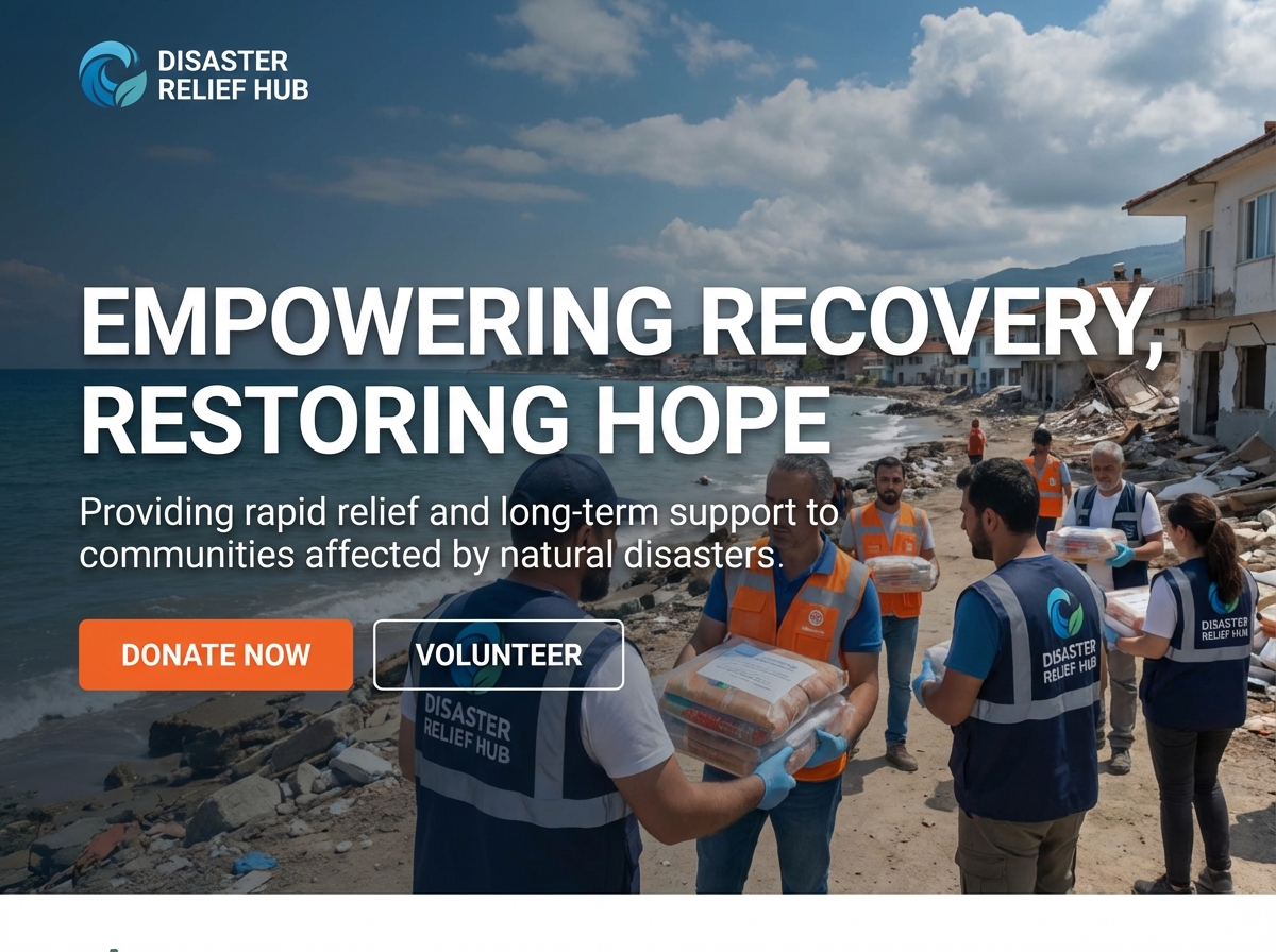 Build a Resilient Website for Your Natural Disaster Relief Services website preview