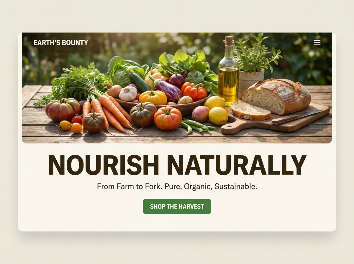 Build a Thriving Online Presence for Your Natural Foods Business website preview
