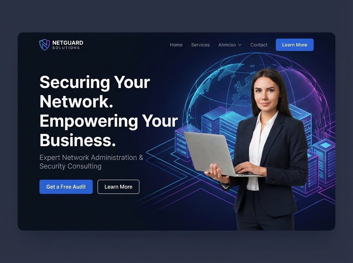 Build Your Premier Network Administrator Consultant Website website preview