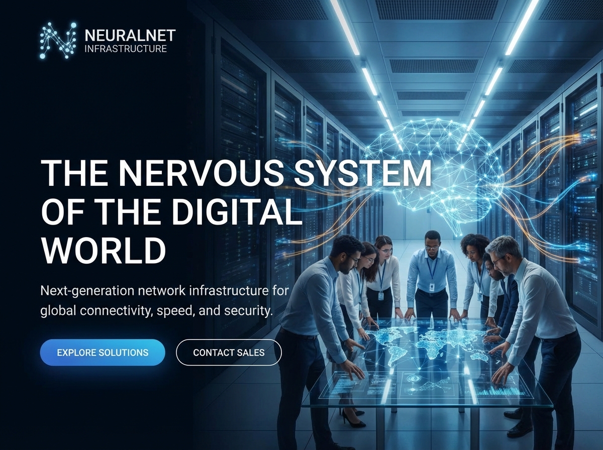 Build Your Powerful Network Infrastructure Website website preview