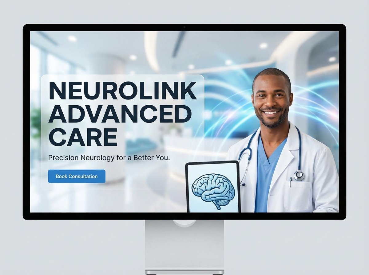 Build a Professional Neurologist Website Effortlessly website preview