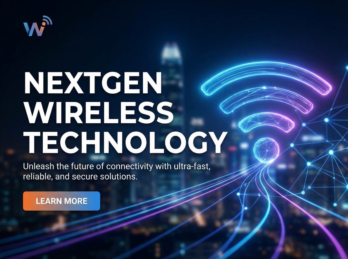 Build for Tomorrow's Innovations with Next-Gen Wireless Technology website preview
