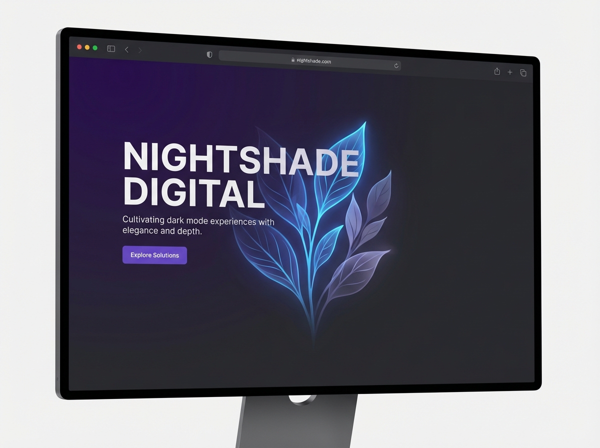 Unleash Creativity with Your Stunning Nightshade Color Portfolio website preview