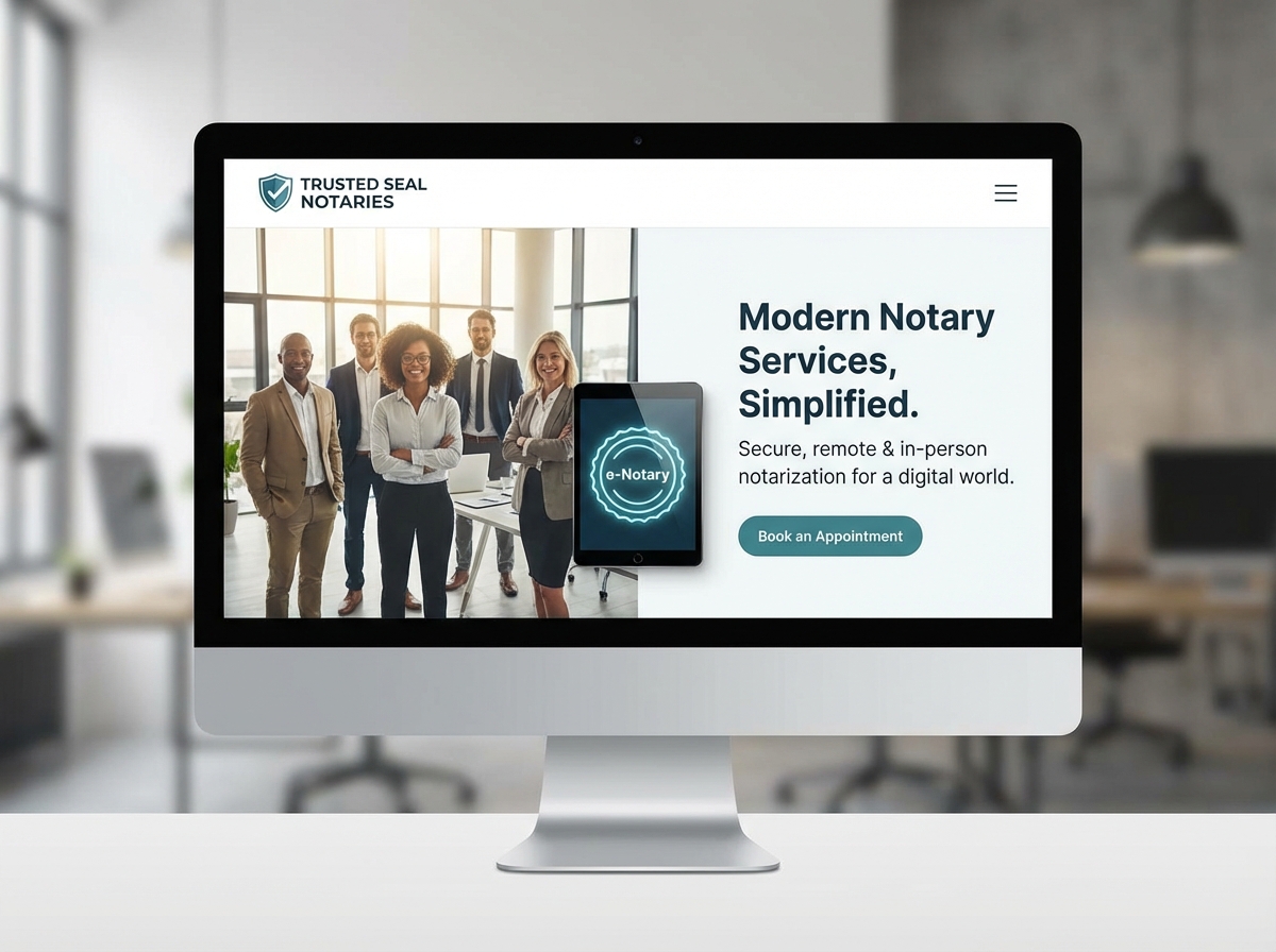 Build a Professional & High-Ranking Notary Website website preview