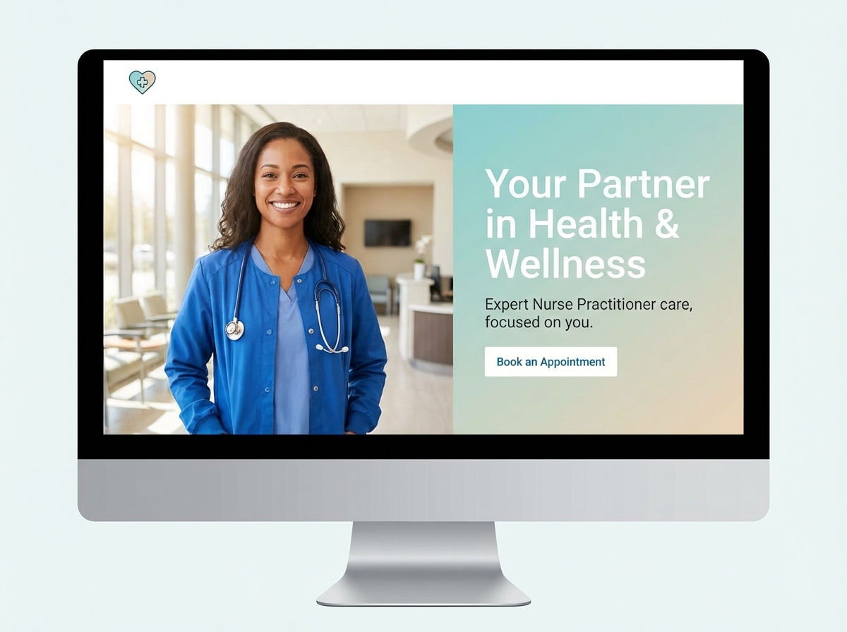 Build Your Professional Nurse Practitioner Website website preview