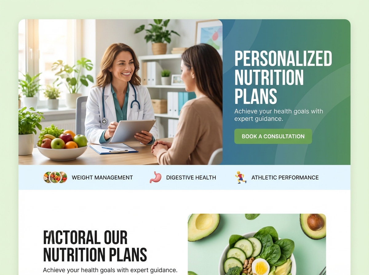 Build Your Thrive-Focused <span class='gradient-text'>Nutritional Counseling Website</span> website preview