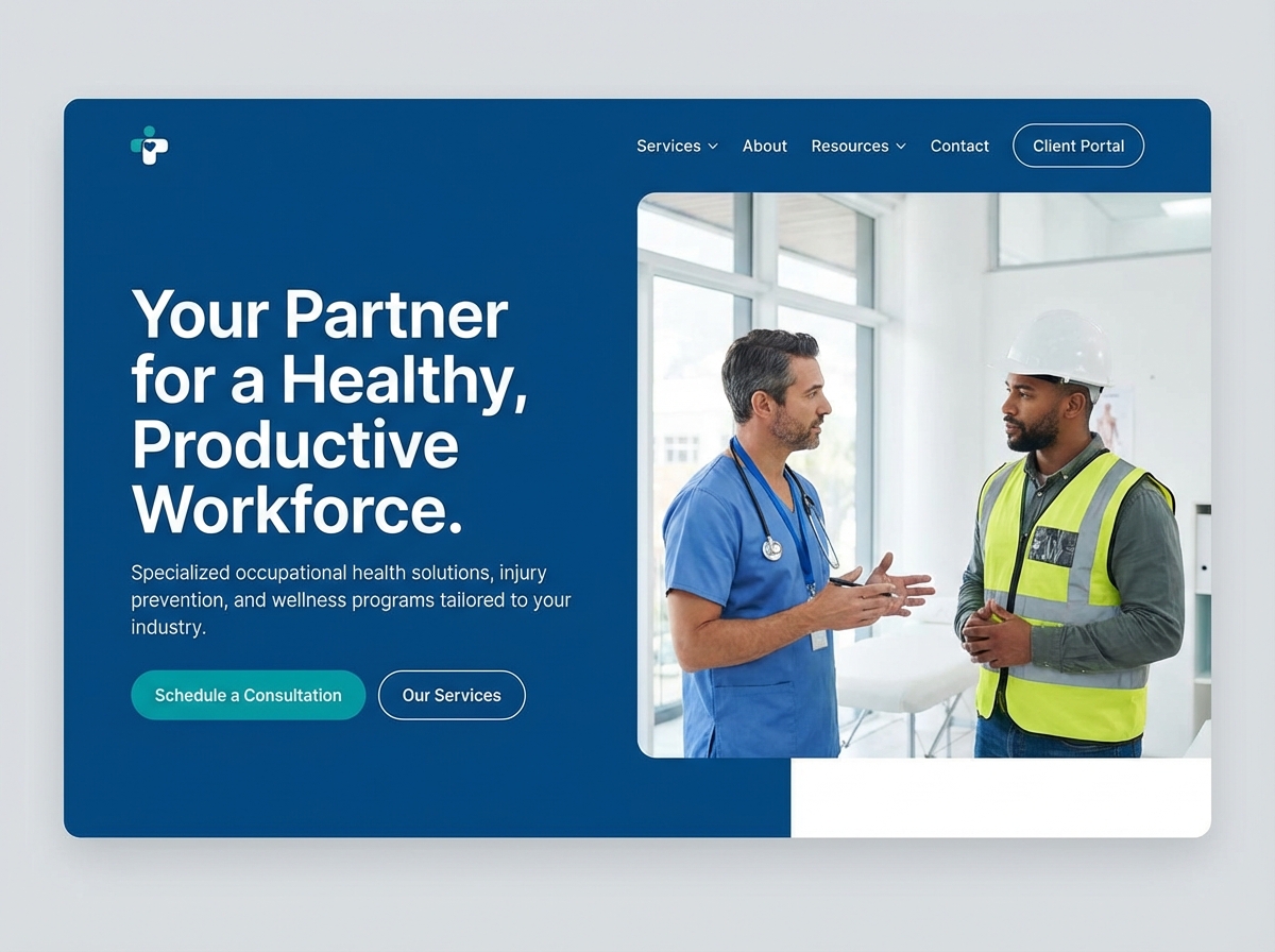 Build Your Premier Occupational Health Specialist Website website preview