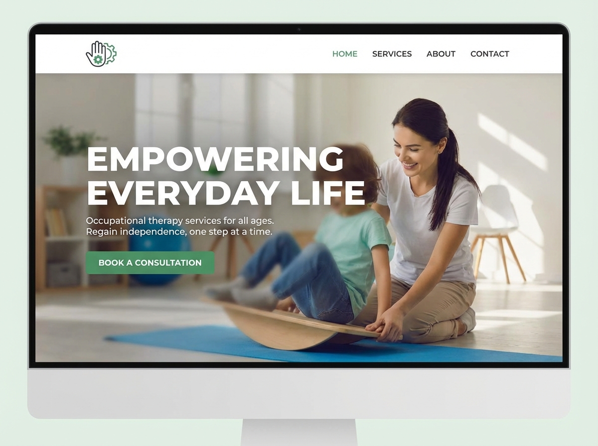 Build a Professional Occupational Therapist Website website preview