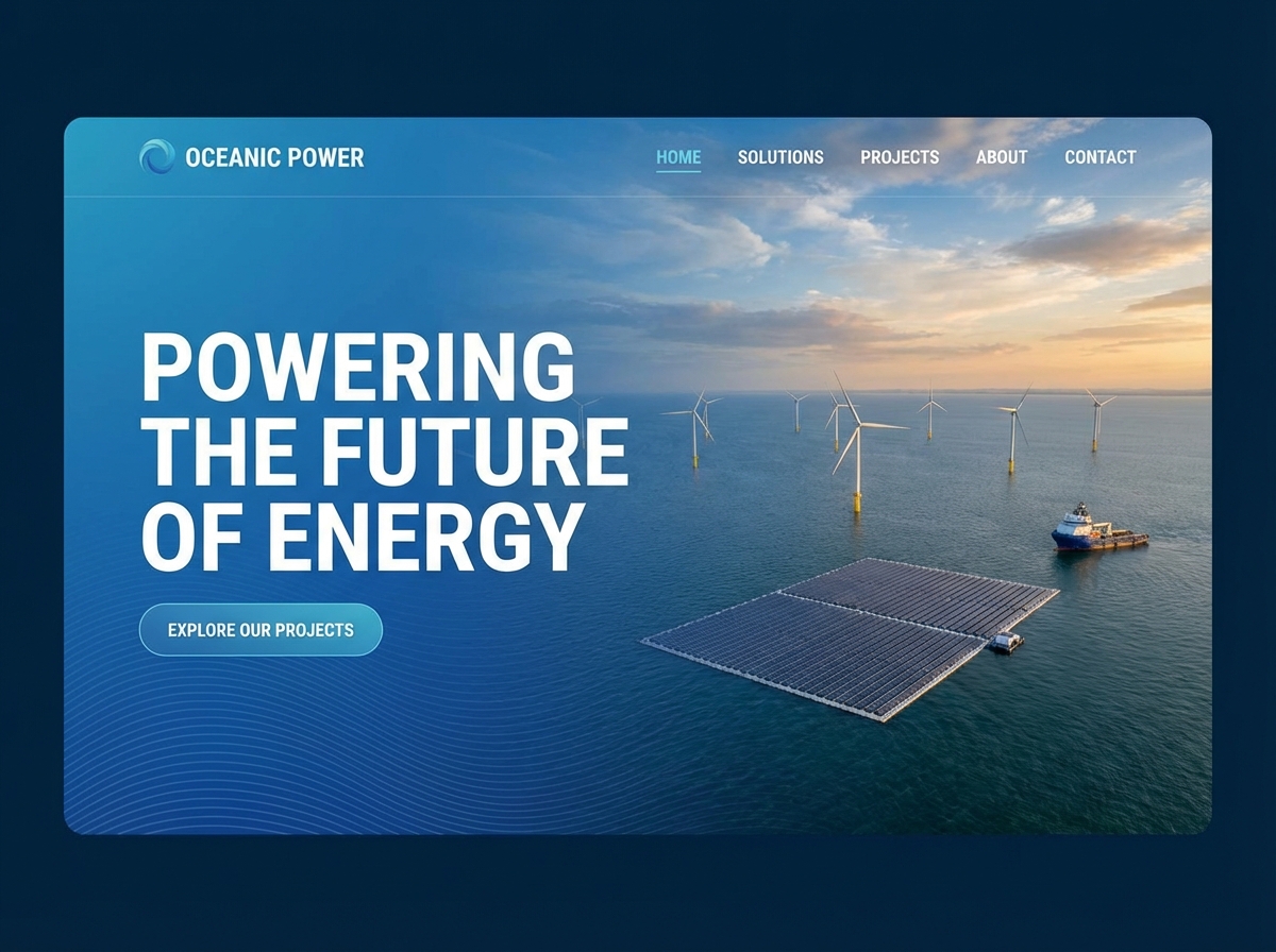 Build High-Performance Websites for the Offshore Energy Sector website preview