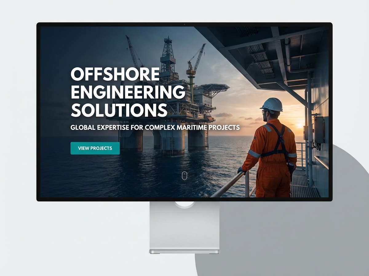 Build Your Professional Offshore Engineer Portfolio website preview