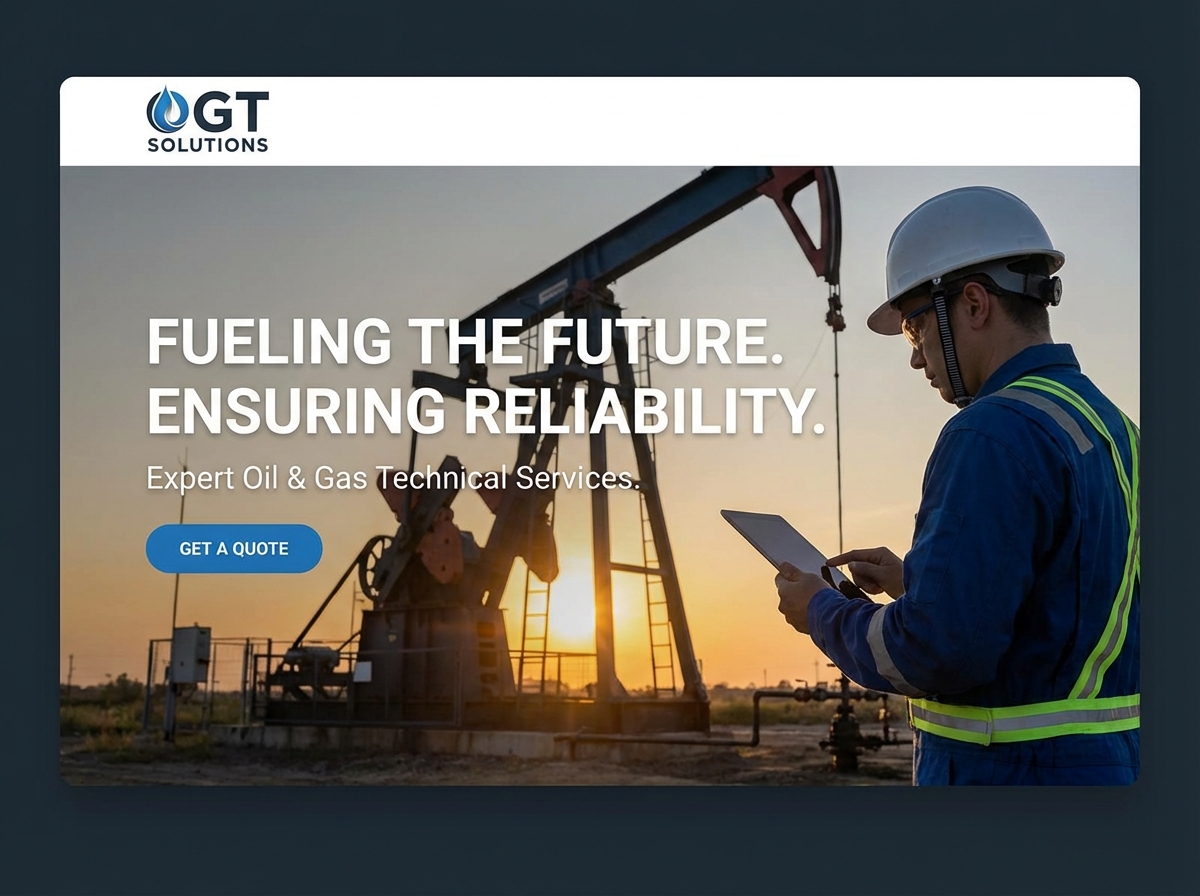 Build Your Professional Oil and Gas Technician Website website preview