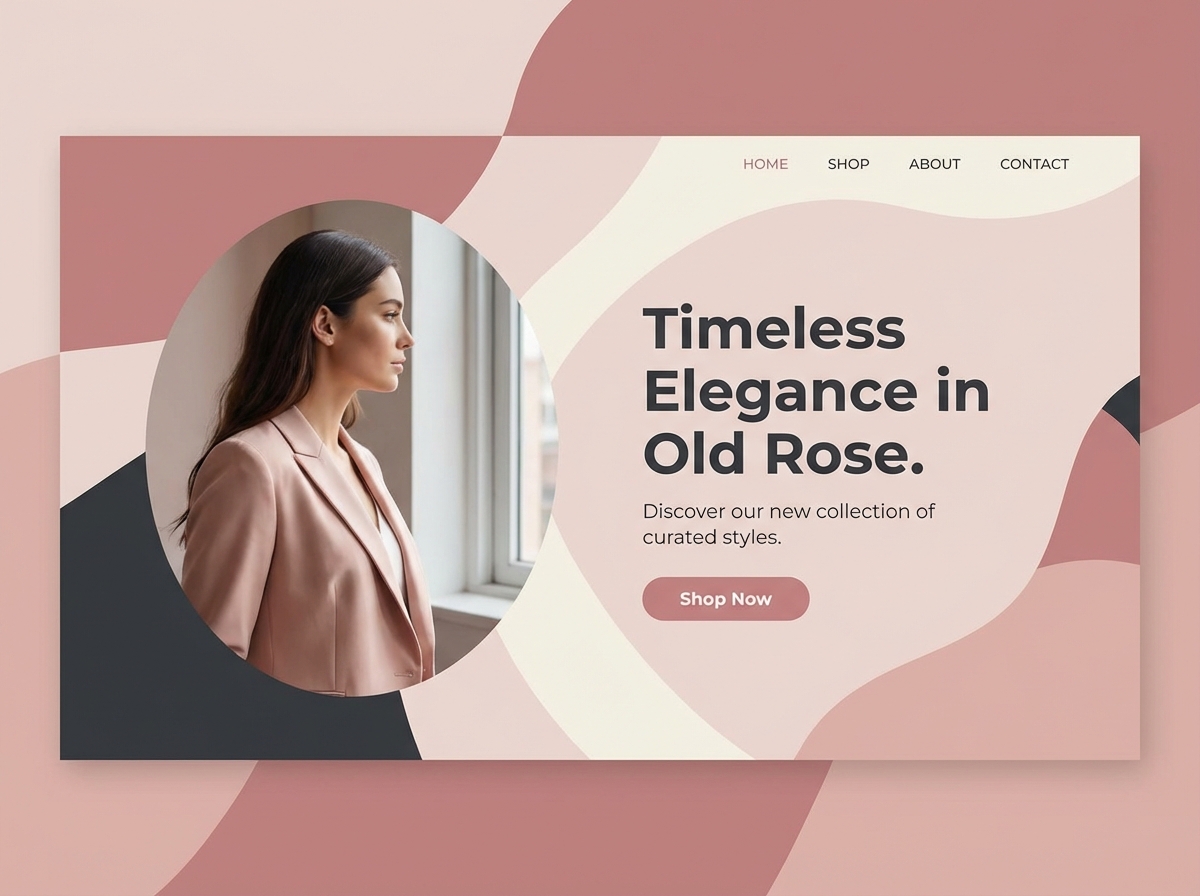 Unleash Your Creativity with the Perfect Old Rose Color Palette website preview