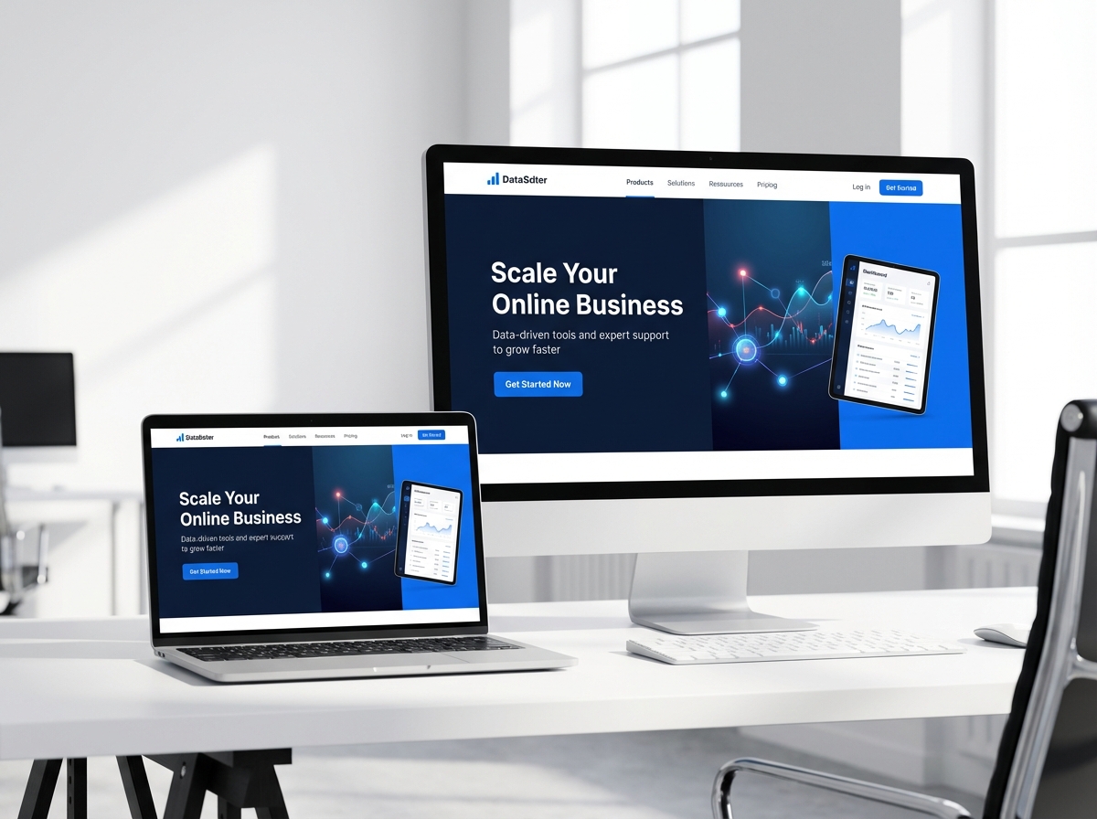 Launch Your Online Business with Grigora Today website preview