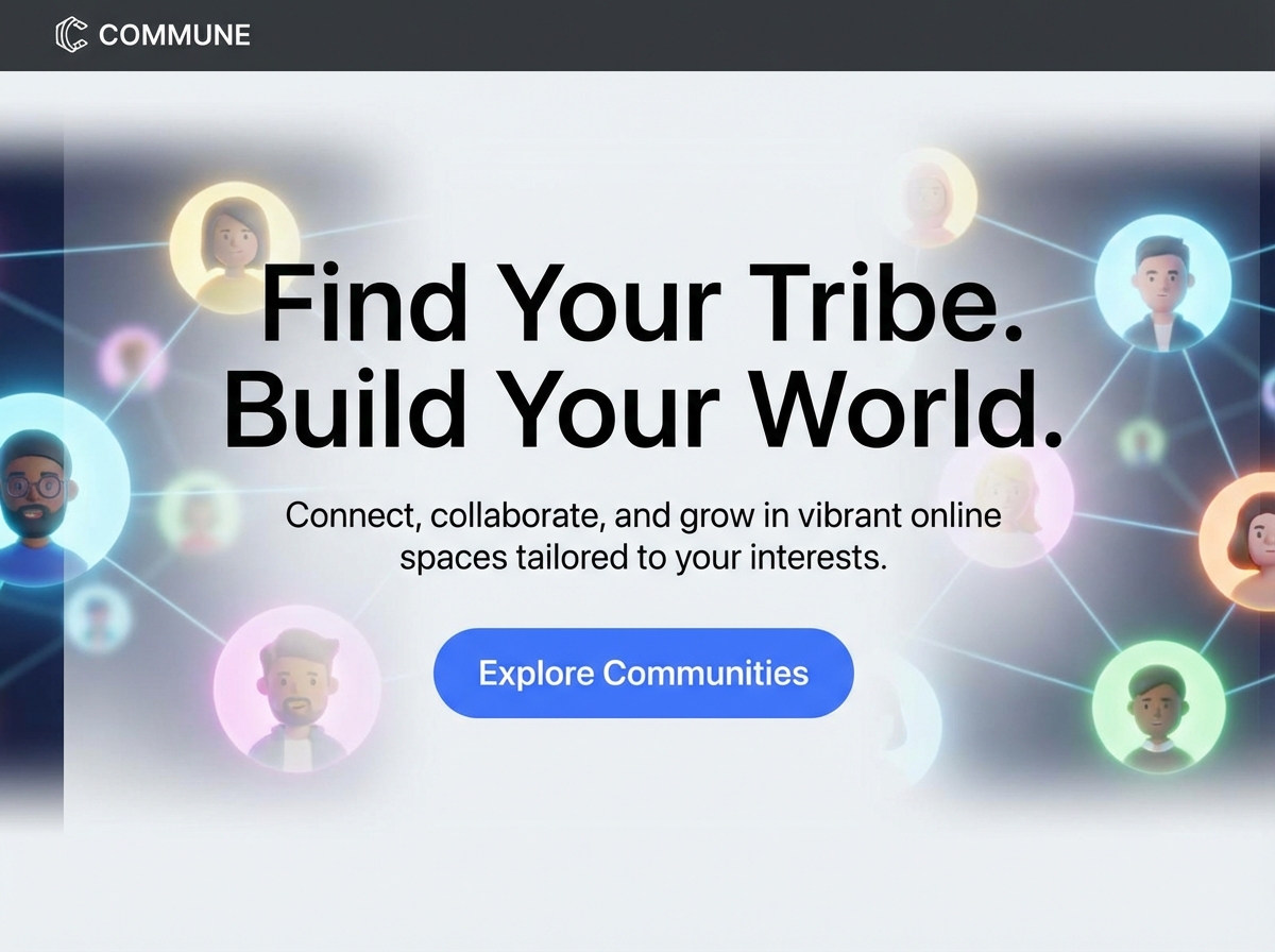 Build Thriving Online Communities Effortlessly website preview