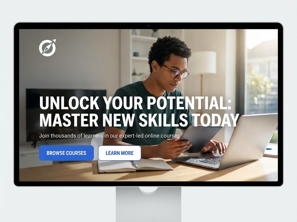 Build & Sell Your Online Courses with Ease website preview