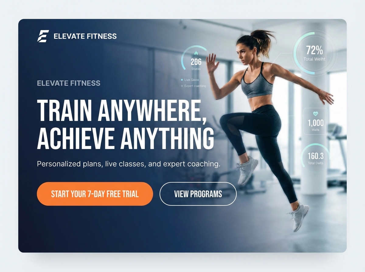Build Your Thriving Online Fitness Business website preview