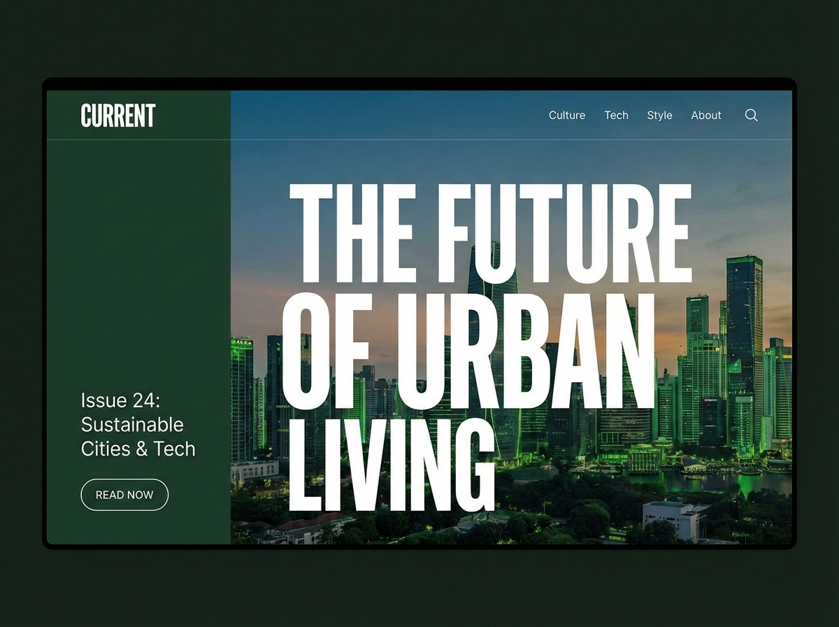 Launch Your Stunning Online Magazine, Fast. website preview