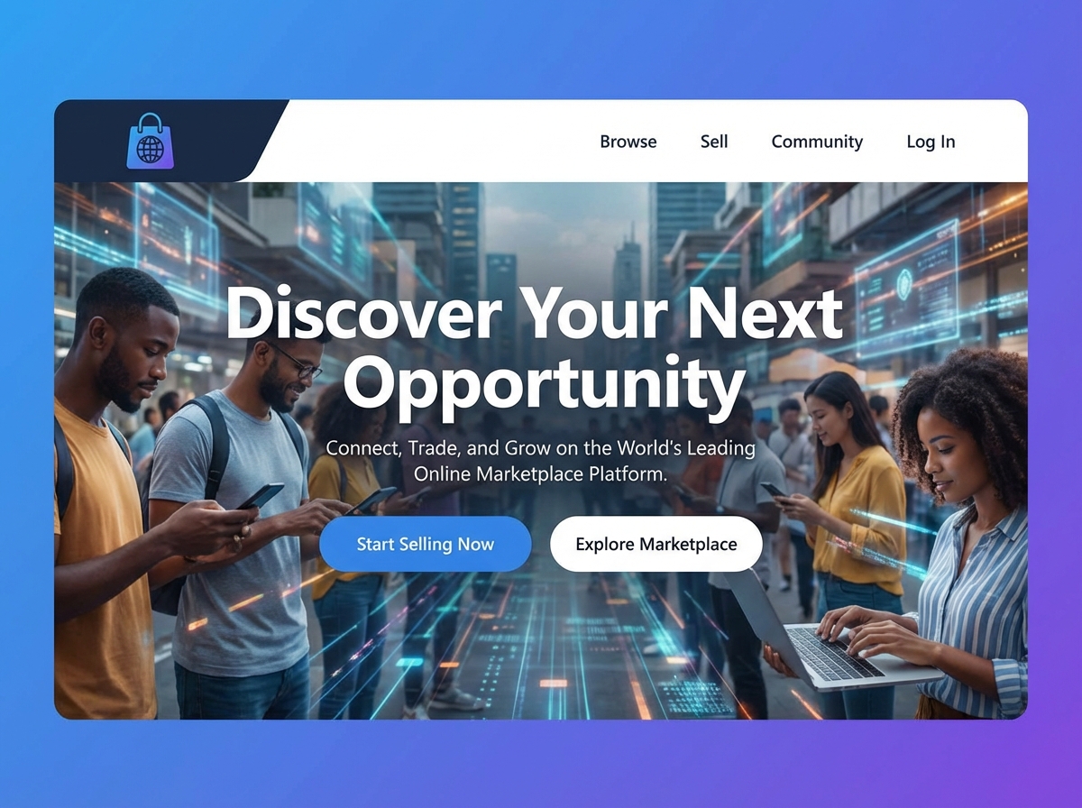 Build Your Dynamic Online Marketplace with Grigora website preview