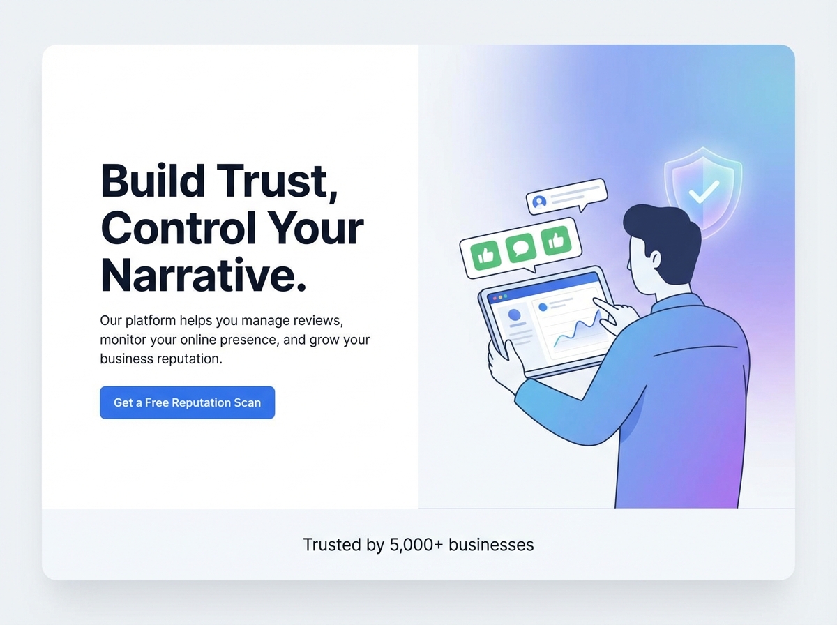Build a Stellar Online Reputation Website Effortlessly website preview
